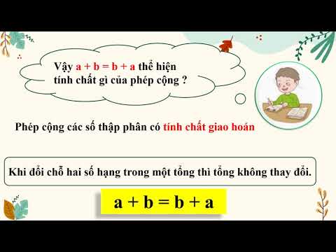 Tuần 10 - Toán - Bài: Cộng hai số thập phân.- Luyện tập