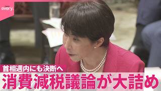 【国民会議】消費減税など“新たな案”提示へ  高市首相が週内にも決断見通し