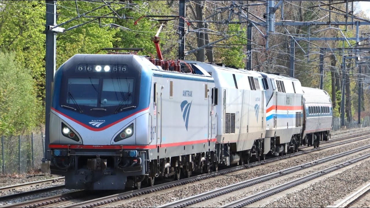 Very Rare Amtrak Trains, Awesome Horn Shows & More while Railfanning Attleboro Station!