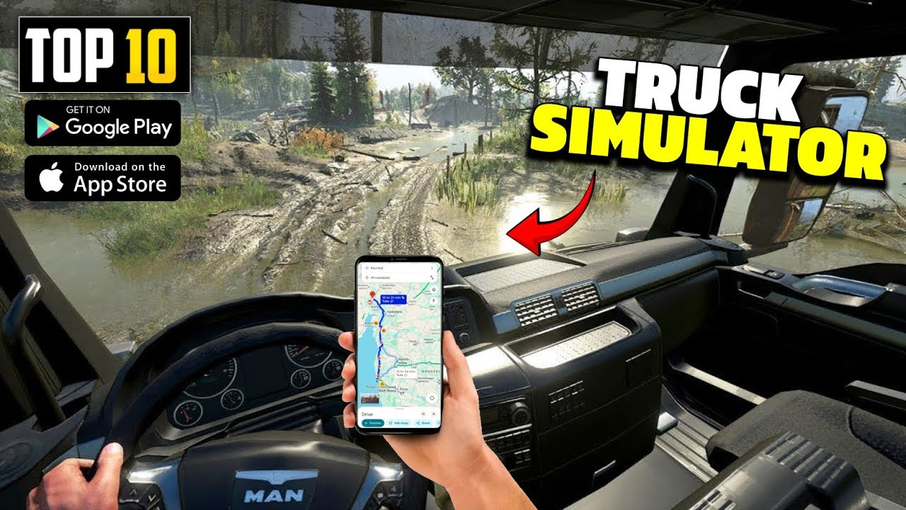 Top 10 High graphics Truck Simulator Games For Android |best truck driving games for android