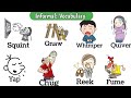 Informal Action Verbs &amp; Meanings || English Vocabulary with Examples | English Words 