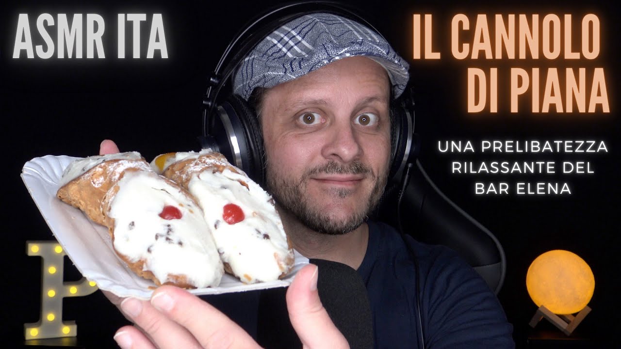 ASMR ITA | Assaggio il Cannolo Siciliano di Piana degli Albanesi | Mukbang & Eating Sounds 🤤💤😋