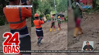 Batang Babae Natagpuang Buhay Matapos Ang 2 Araw Na Pagkakabaon Sa Gumuhong Lupa  24 Oras