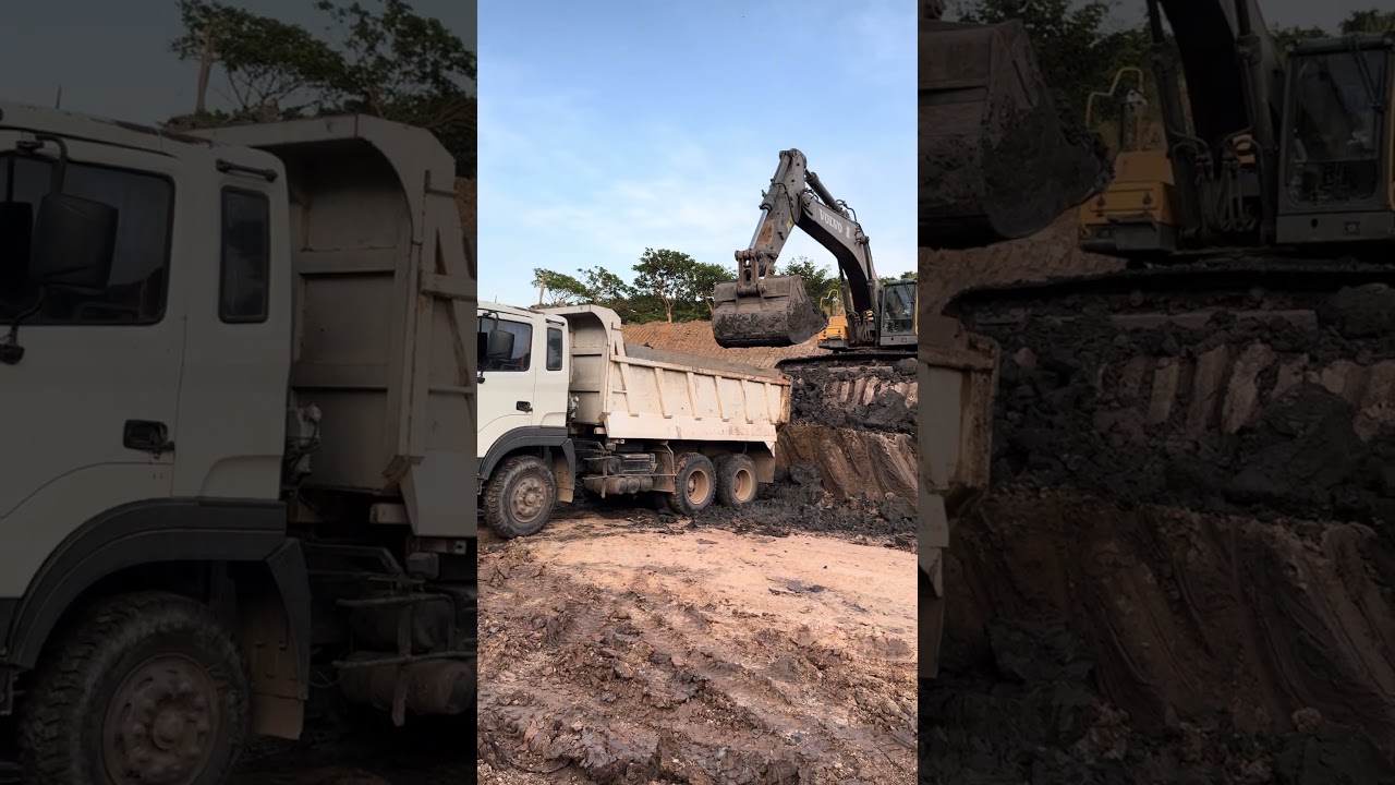Extreme Heavy Digging! VOLVO EC480 vs Wet High-Ground Soil! 