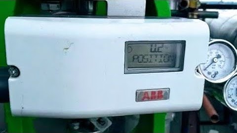 TZIDC manually setting ABB positioner parameters ✔️ ✅ checking#trending#video #powerplant #tharmal