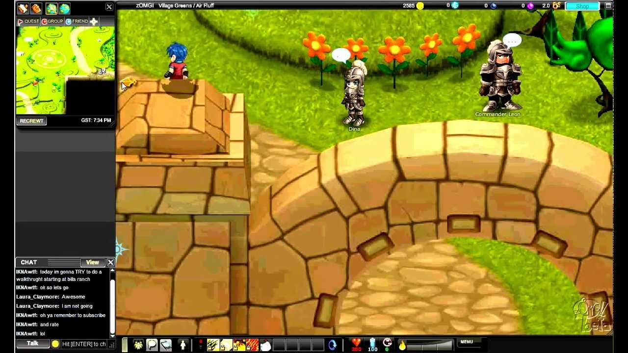 Gaia Online MMO zOMG Part One (ish) Helping Pervet YouTube