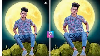 Moon Light Photo EditingTutorial || Moon Photo Editing || Viral Photo Editing 2021 - BF Editz Army screenshot 4