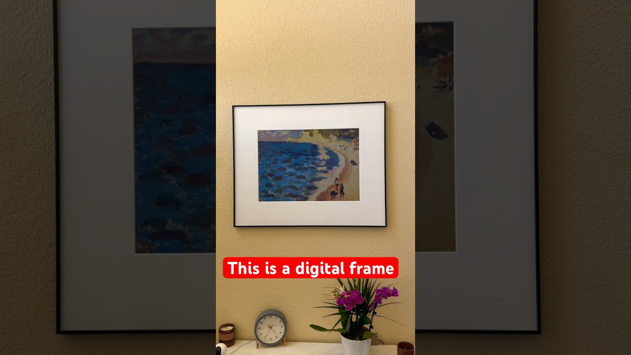 This luxury digital frame made my home feel like a personal art