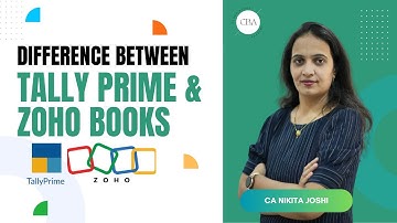 Difference between @tallyprime & @Zoho Books | Cloud Books Academy