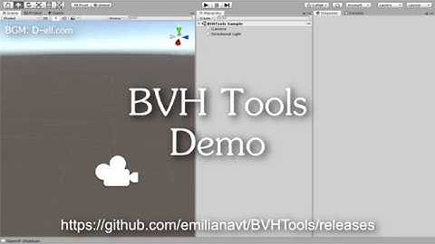 BVH Tools for Unity Demo
