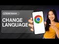 Change Google Chrome Language to English 🌐