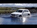 Mercedes GLC Offroad Iceland, river crossing, gravel roads, beach