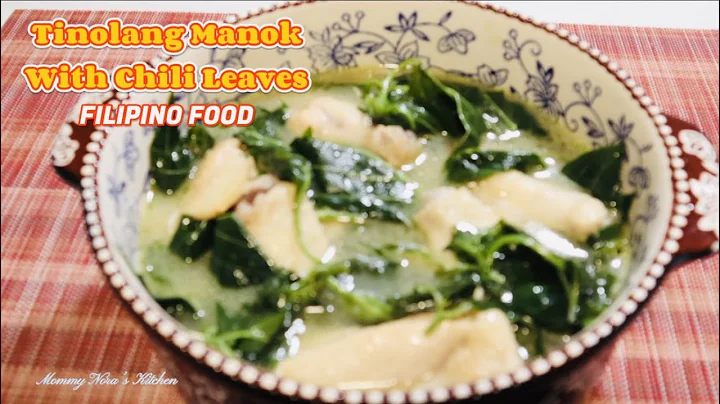 Chicken Tinola With Chili Leaves #filipinofood #trending #satisfying #food #chickensouprecipe#viral