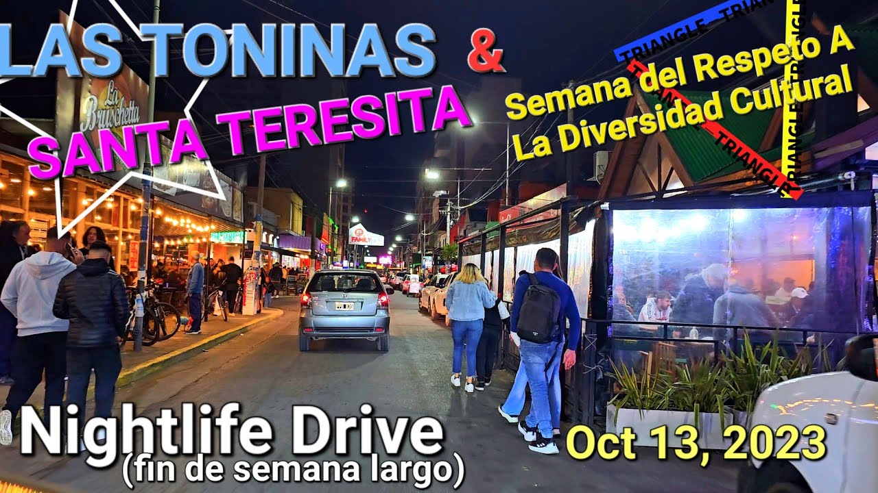 Nightlife Car Drive Tour ; Rapida Vueltita Por Las Toninas y Santa Teresita en Fin De Semana Largo
