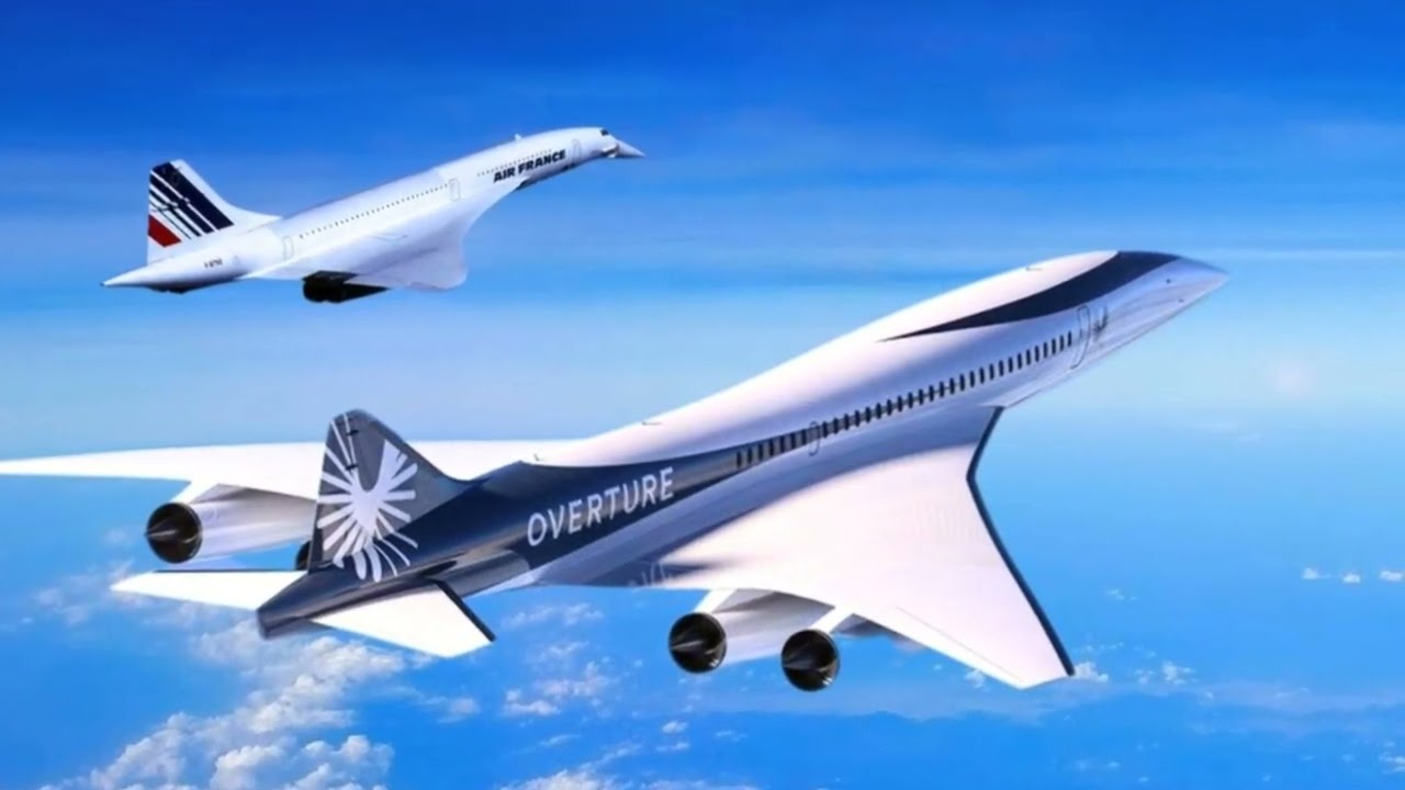 Air france Concorde超音速旅客機 2025年新作 Concorde's Successor: Boom Overture Supersonic Jet is