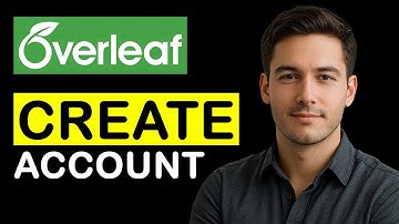 Hoe maak je een account aan in Overleaf LaTeX