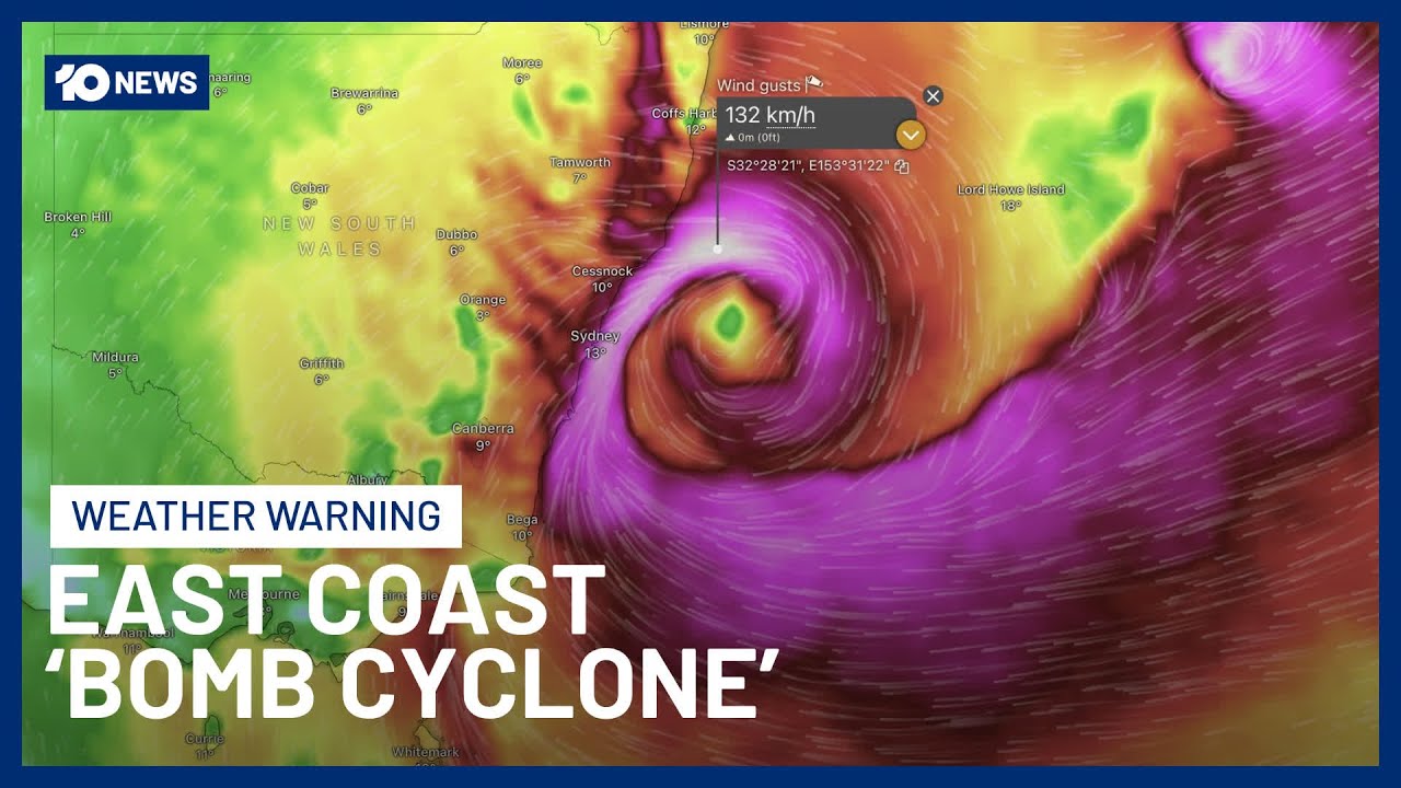 Australia’s East Coast Warned To Prepare For Heavy Rain And Wild Winds ...