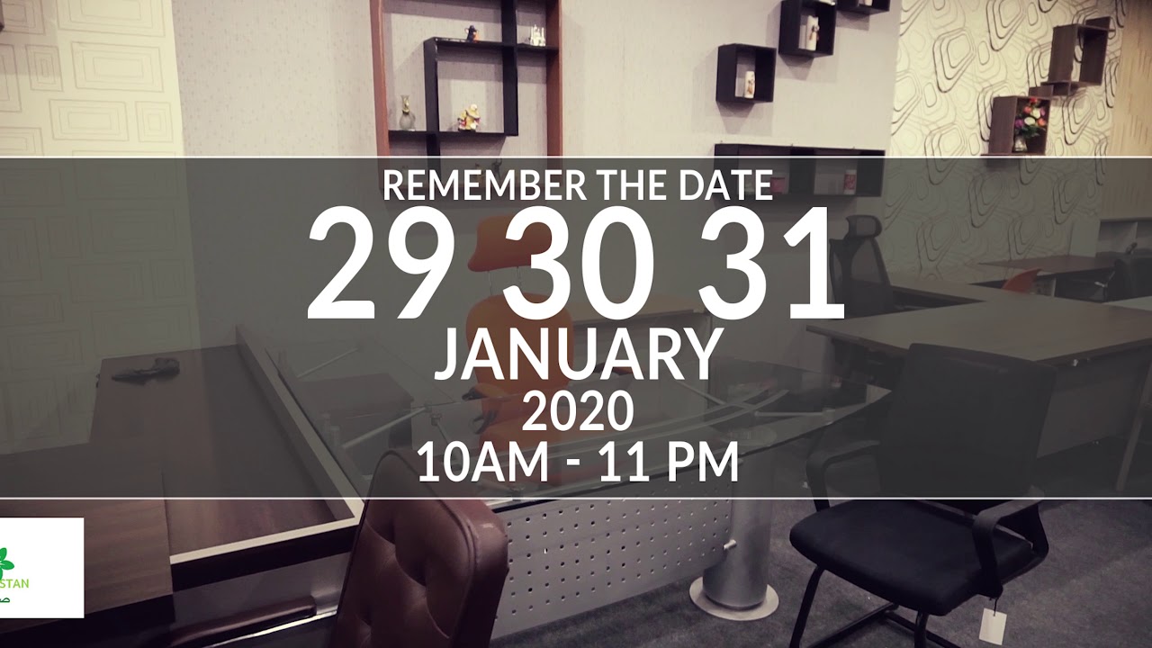 Pak Furniture and Living Expo Gujranwala 2020. Best Expo in the History