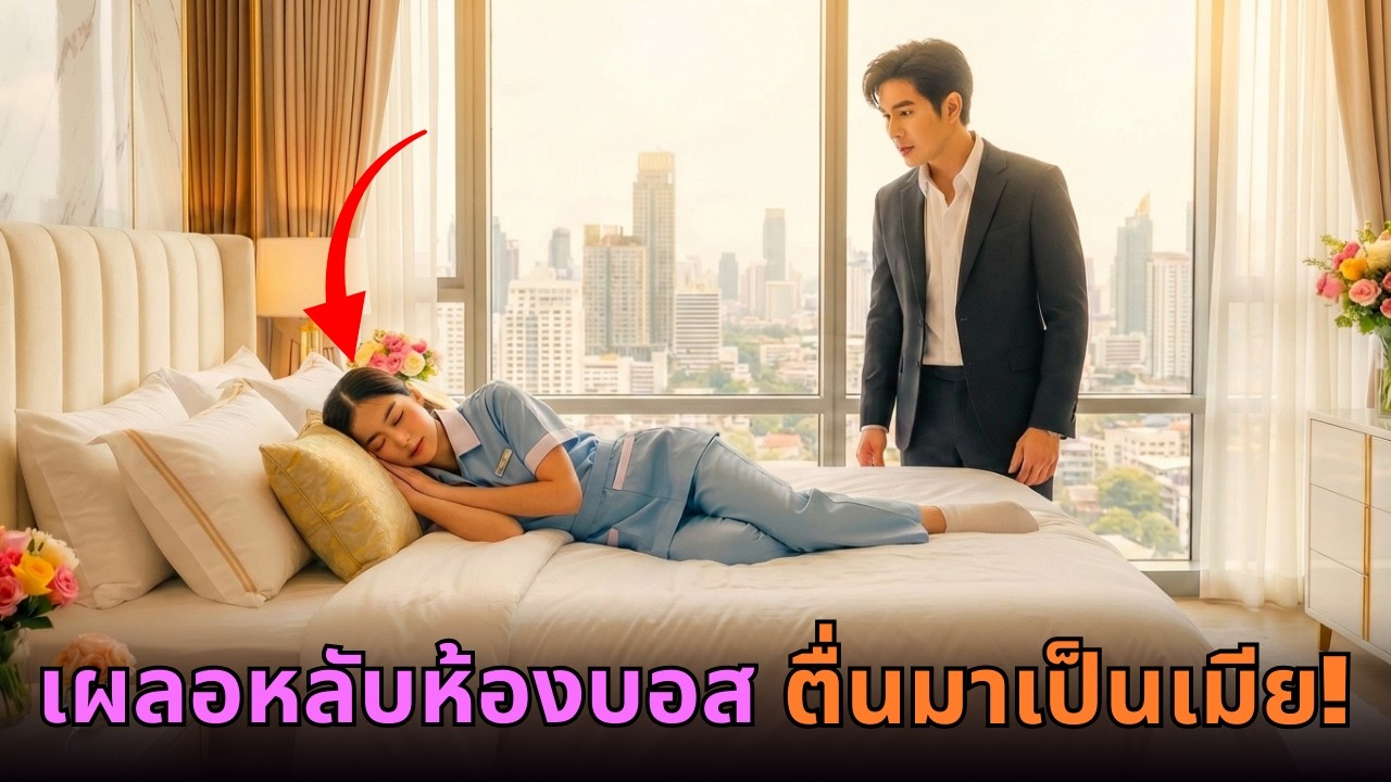 สาวจนเผลอหลับบนเตียงบอส! นึกว่าจะโดนไล่ออก ดันตื่นมาเป็นเมีย