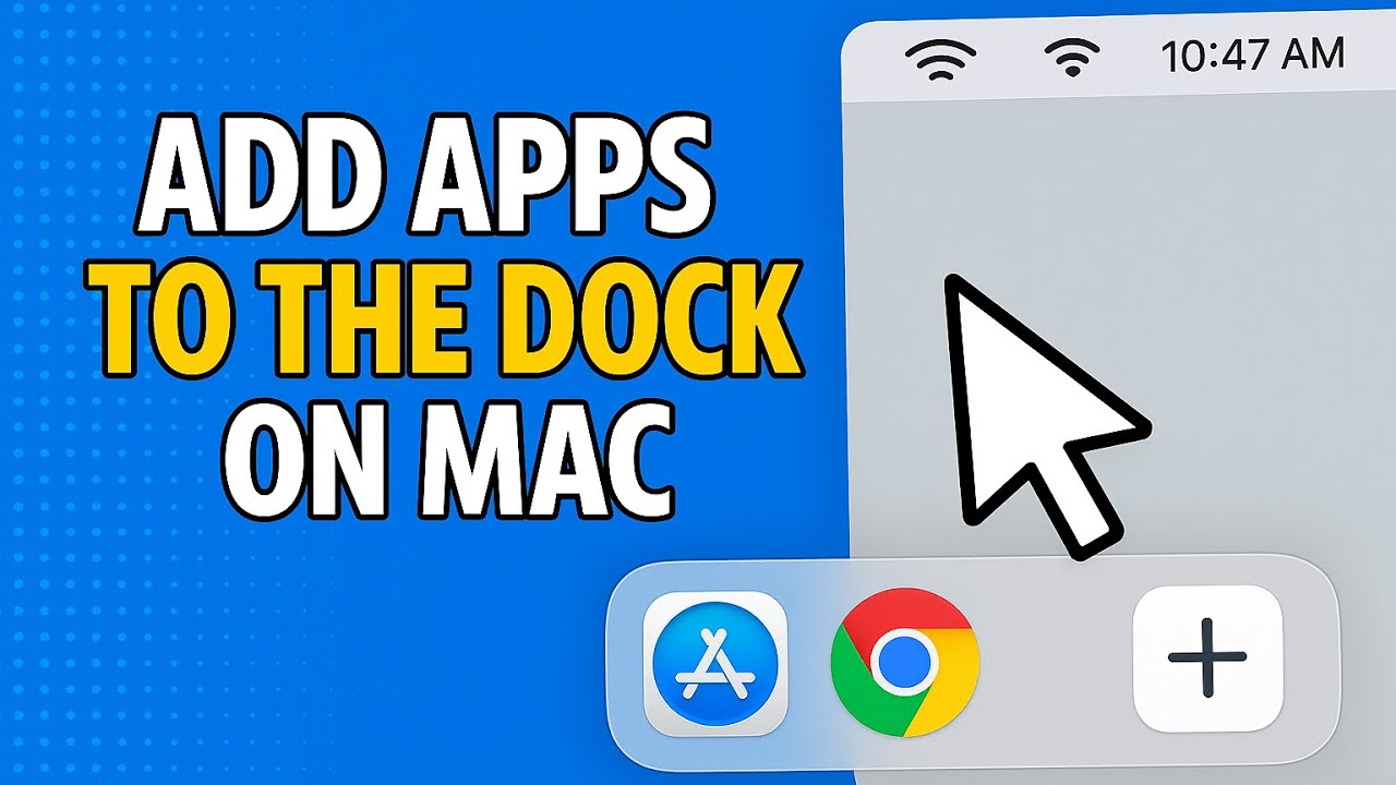 How To Add and Remove Apps from the Dock on Mac - YouTube