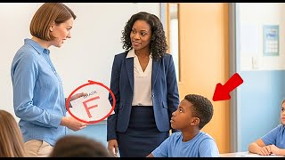 RACIST TEACHER FAILED BLACK STUDENT -  INSTANTLY REGRETS IT WHEN HIS MOTHER AND PRINCIPAL WALKS IN