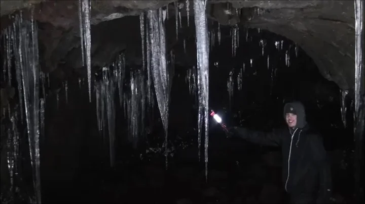 EXPLORING Remote Ice Caves deep in the Pacific Northwest. Caves , Icicles, Ice Formations