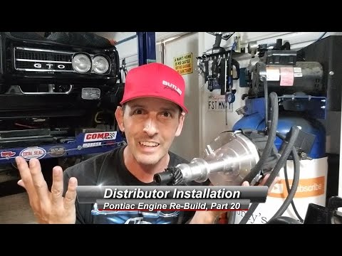 Pontiac V8 Rebuild, Part 20:  How to install a distributor for a roller cam.