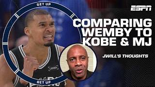 Victor Wembanyama Plays With A Venom Like Kobe U0026 Mj   Jwills Comparison For Wemby  Get Up