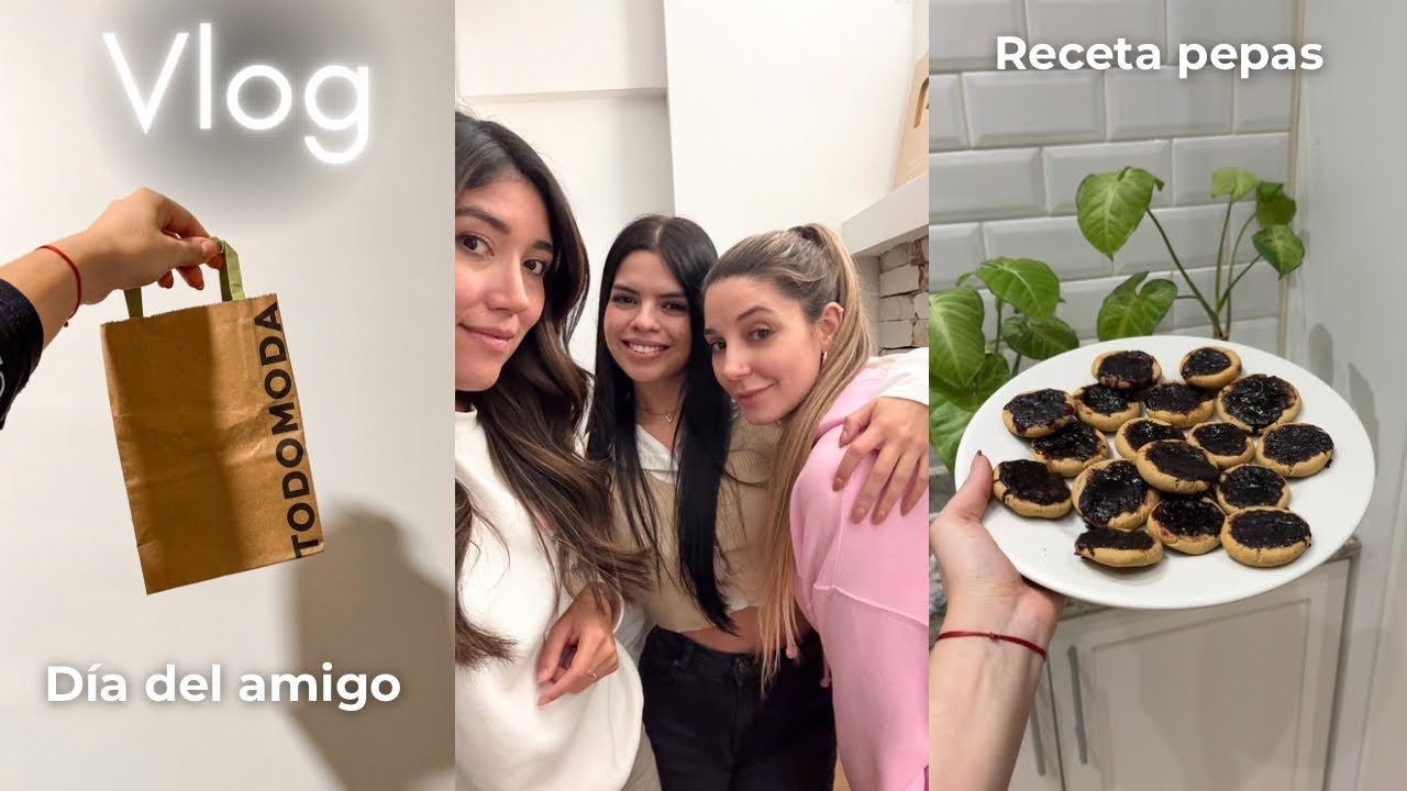 Vlog: Festejo día del amigo + rutina + receta pepas de arándanos