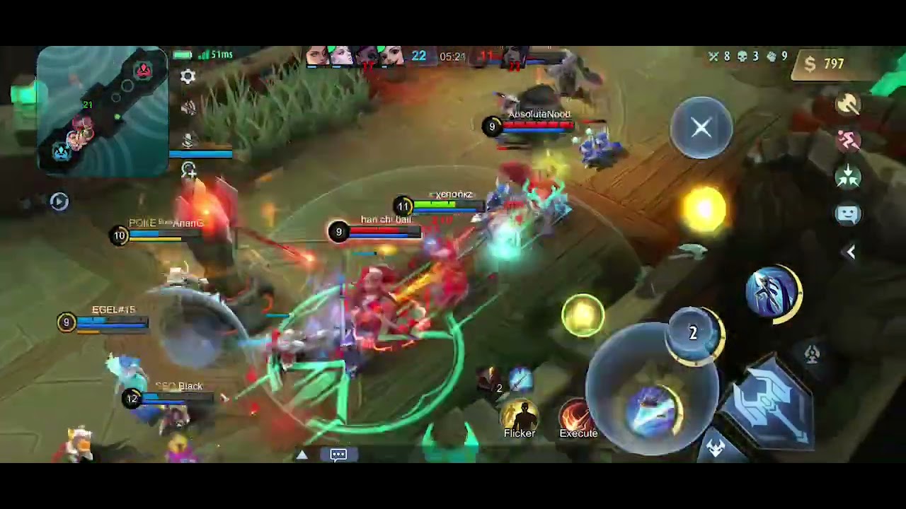 Mobile legends: bang bang - Lancelot brawl highlight