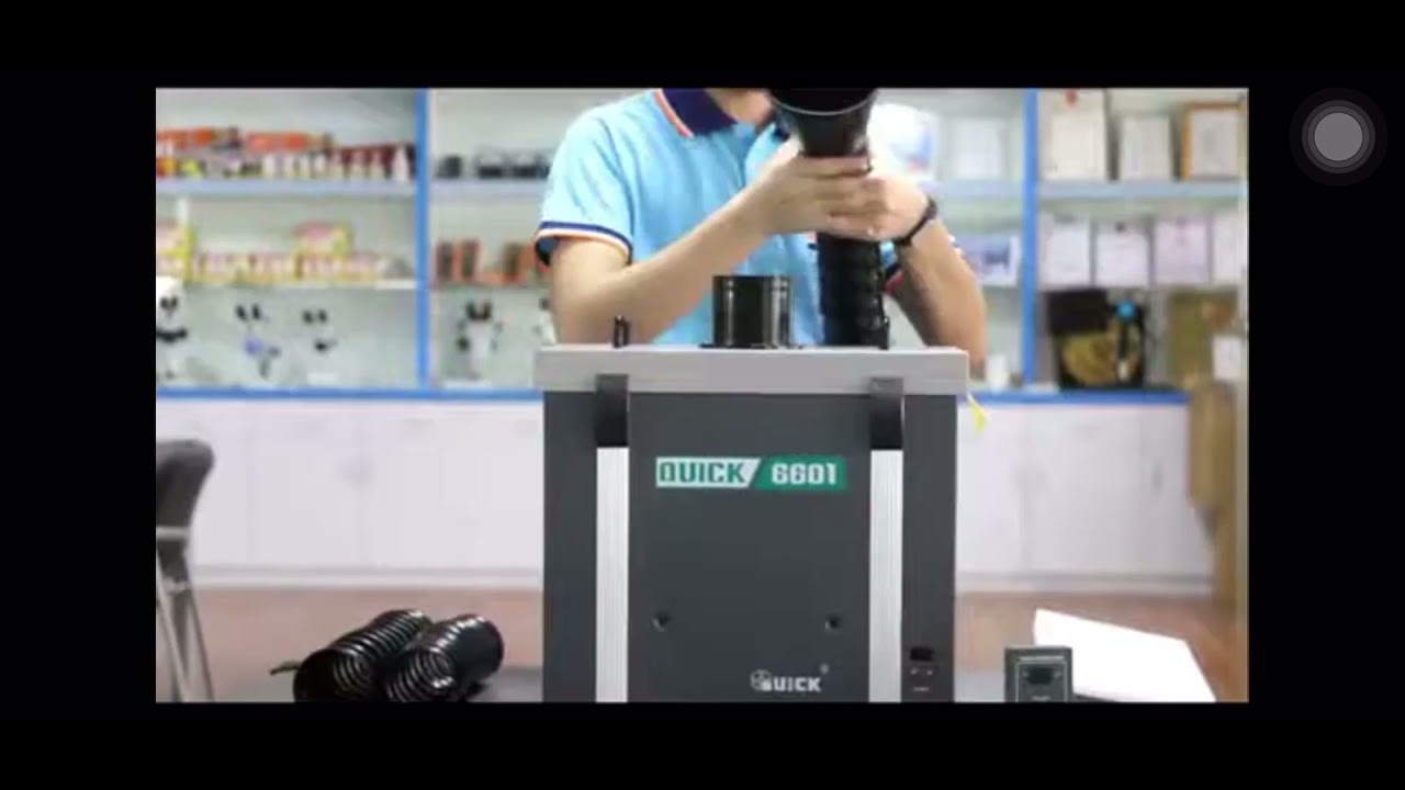 QUICK 6601 6602 Fume Extractor Air Cleaner Operation Video YouTube