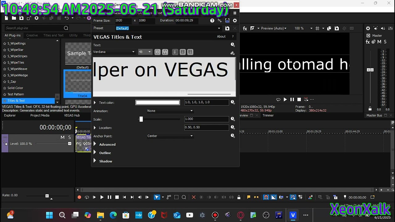 I need help installing OTOMad Helper on VEGAS Pro 22.