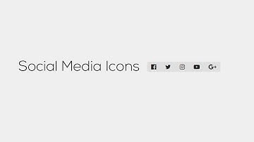 html css javascript - Social Media Icons Animation Tutorial