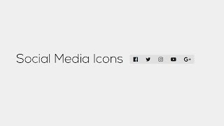 html css javascript - Social Media Icons Animation Tutorial
