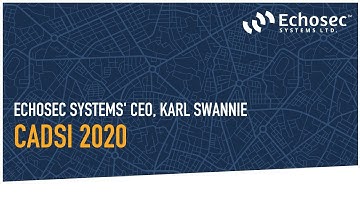 "We find all the data that nobody else can find" | Karl Swannie at CADSI 2020