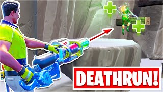 You have to HELP your friend in this UNIQUE 2 Player Deathrun... (Fortnite Creative)