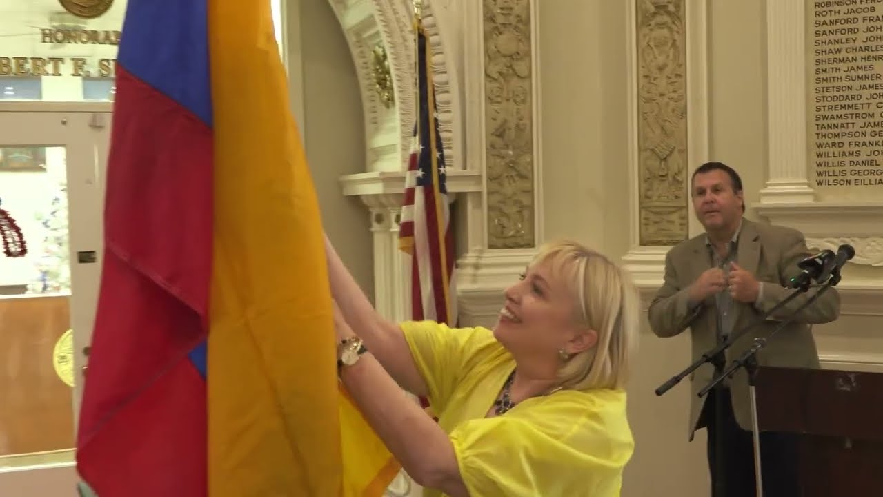 Ecuadorian Flag Raising at Brockton City Hall 8-11-25