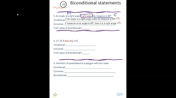 2 3 Biconditional statement Examples