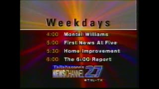(October 7-8, 1995) WTXL-TV 27 ABC Tallahassee Commercials