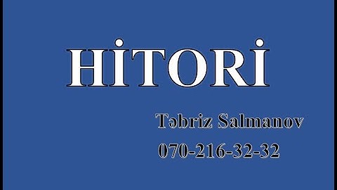 Məntiq | Ödənişsiz dərslər 3 | Hitori (bütün həll növü) | Təbriz Salmanov
