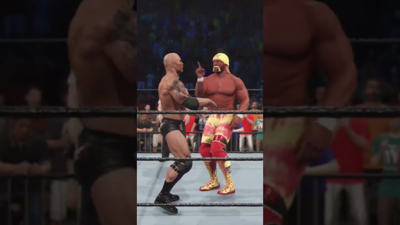 D2K25 Hogan drops a knee on the Rock Hulks up leading to the leg drop