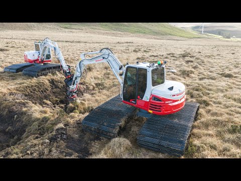 Super Low Ground Pressure Takeuchi Excavators