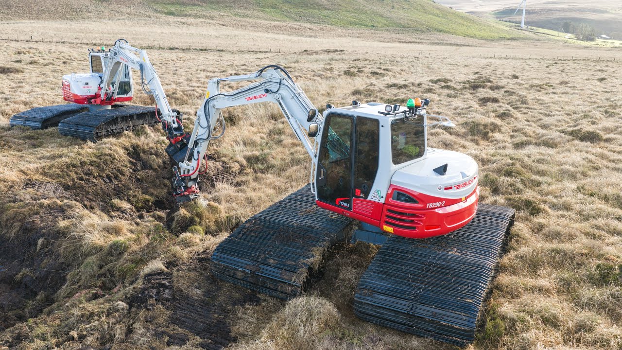 Super Low Ground Pressure Takeuchi Excavators