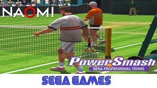 PowerSmash - パワースマッシュ aka Virtua Tennis (Gameplay) Sega Naomi