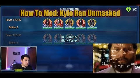 How to Mod: Kylo Ren Unmasked | Great for GAC Defense