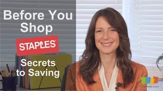 Staples: Secrets to Saving