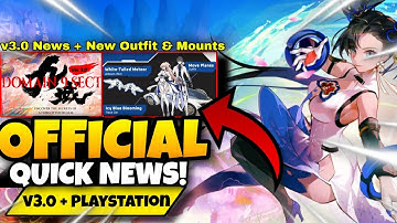 OFFICIAL 3.0 NEWS + NEW OUTFITS, MOUNTS, JETPACK and More in Tower of Fantasy