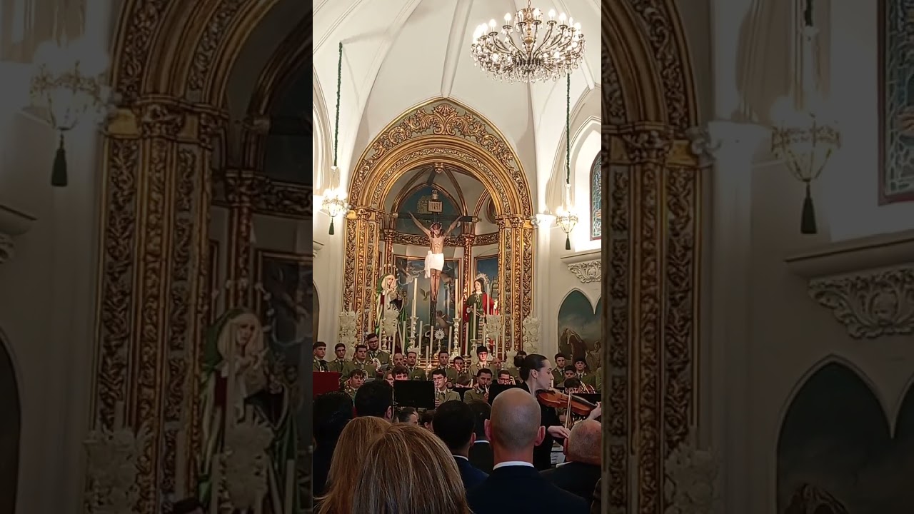 presentacion del cartel cofradia la vera cruz alhaurin el grande 28 de febrero