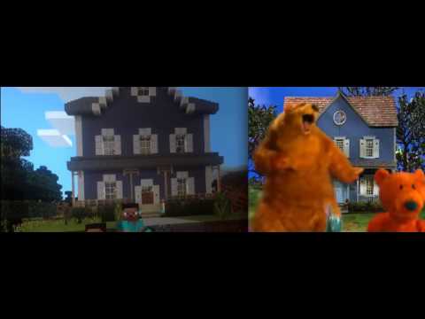 Bear In The Big Blue House Intro Comparison Original Vs Minecraft 