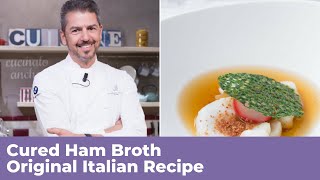 COD WITH CURED HAM BROTH - By Andrea Berton